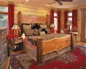 rustic bed - barn wood bed - western furniture